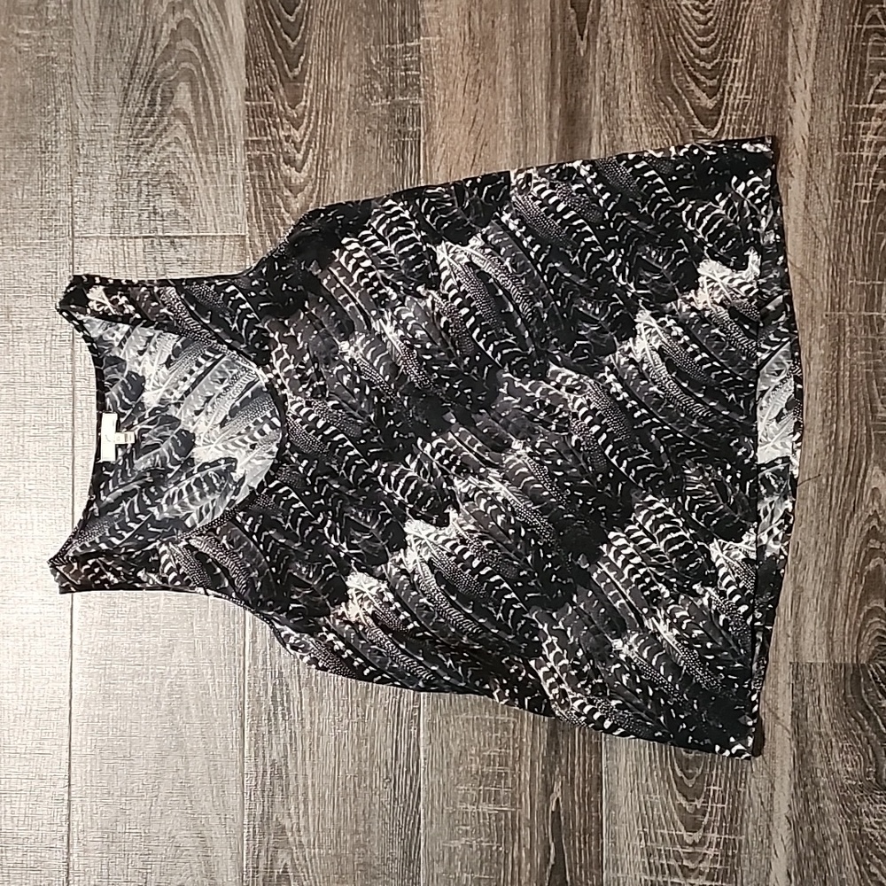 ⛅️ Joie SILK feather print Tank Top ⛅️